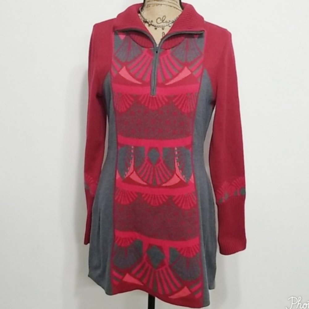 Title Nine| Merino Wool Fair Isle Sweater Dress